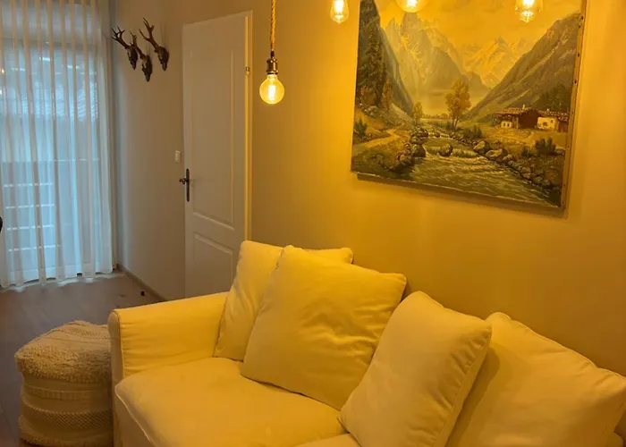 Zentrales Panorama-apartment Ueber Den Daechern Am Meranplatz - Terrasse Und Lage باد اوسي