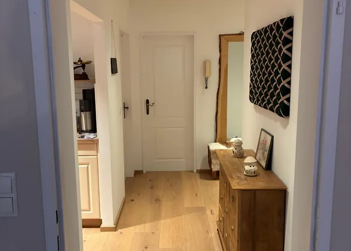 Zentrales Panorama-apartment Ueber Den Daechern Am Meranplatz - Terrasse Und Lage * 巴特奥塞