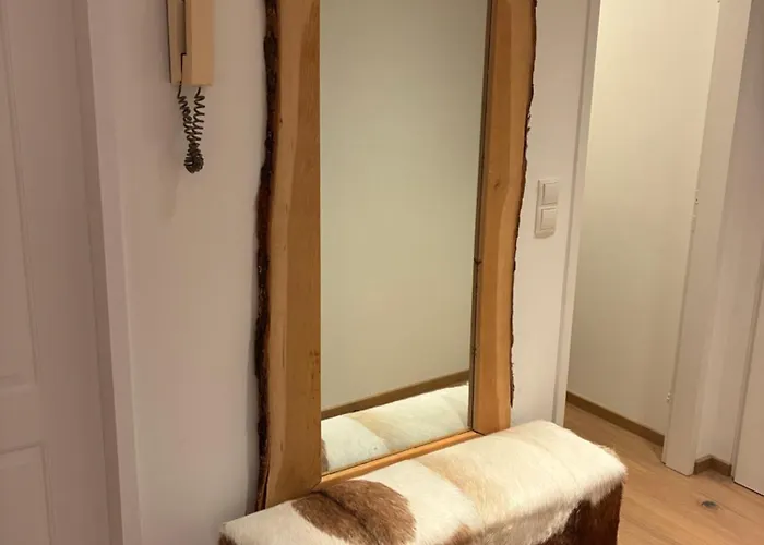 公寓 Zentrales Panorama-apartment Ueber Den Daechern Am Meranplatz - Terrasse Und Lage