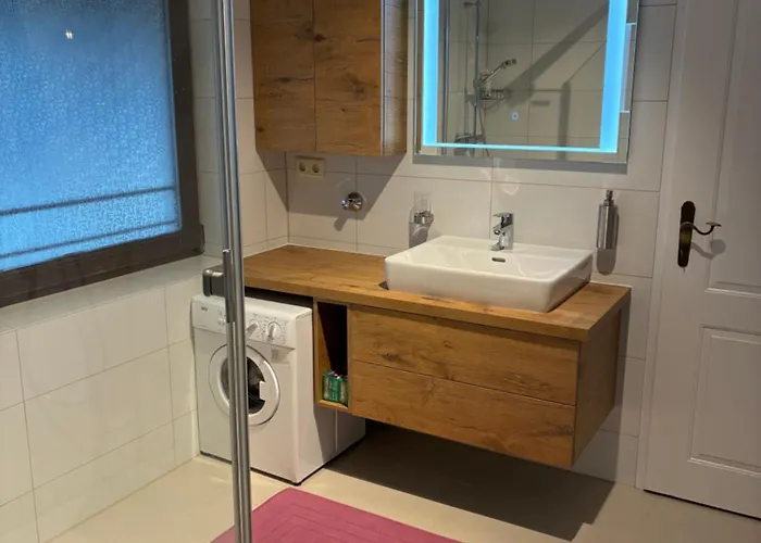 Zentrales Panorama-apartment Ueber Den Daechern Am Meranplatz - Terrasse Und Lage 巴特奥塞