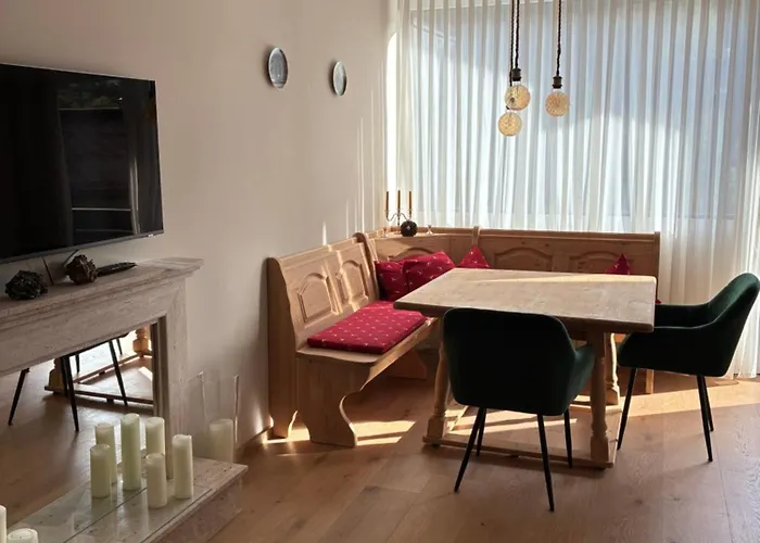 Zentrales Panorama-apartment Ueber Den Daechern Am Meranplatz - Terrasse Und Lage * 巴特奥塞